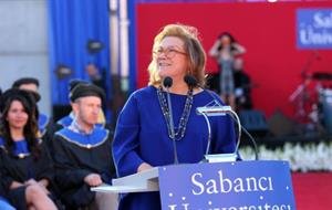 Congratulatory Address from Güler Sabancı to Prof. Dr. Aziz Sancar