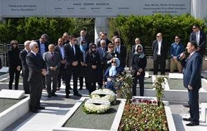 Mr. Sakıp Sabancı was commemorated in his graveyard